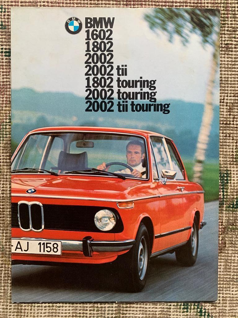 Nederlandse folder BMW 1602 1802 2002 2002 tti touring, Nieuw, Ophalen of Verzenden, BMW, BMW