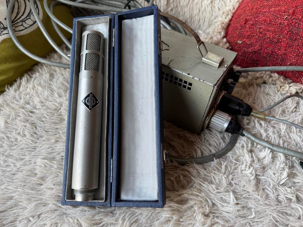 50's NEUMANN SM2 stereo buizen/nickel capsule, early serial!, Ophalen, Gebruikt, Studiomicrofoon