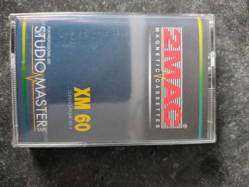NOS : 2MAC Studio Master XM 60 Cassettebandje, Ophalen of Verzenden, Nieuw in verpakking, 1 bandje, Onbespeeld