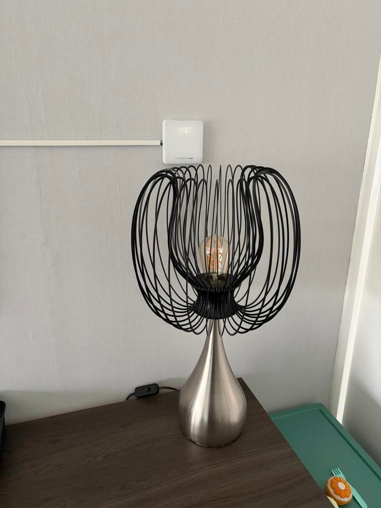 2x ikea Kallfront Hanglampenkap (zwart, 32 cm) incl voet, Ophalen, Zo goed als nieuw, Metaal, Minder dan 50 cm