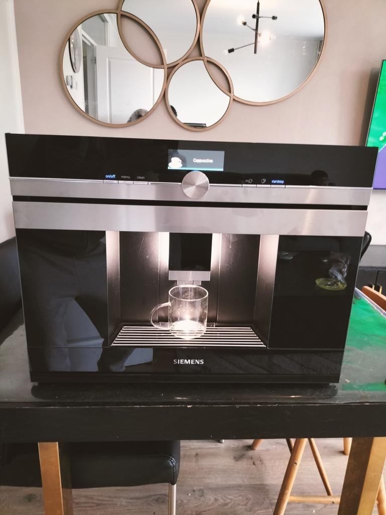 Siemens koffiemachine inbouw, Witgoed en Apparatuur, Koffiezetapparaten, Ophalen of Verzenden, Zo goed als nieuw, Koffiemachine