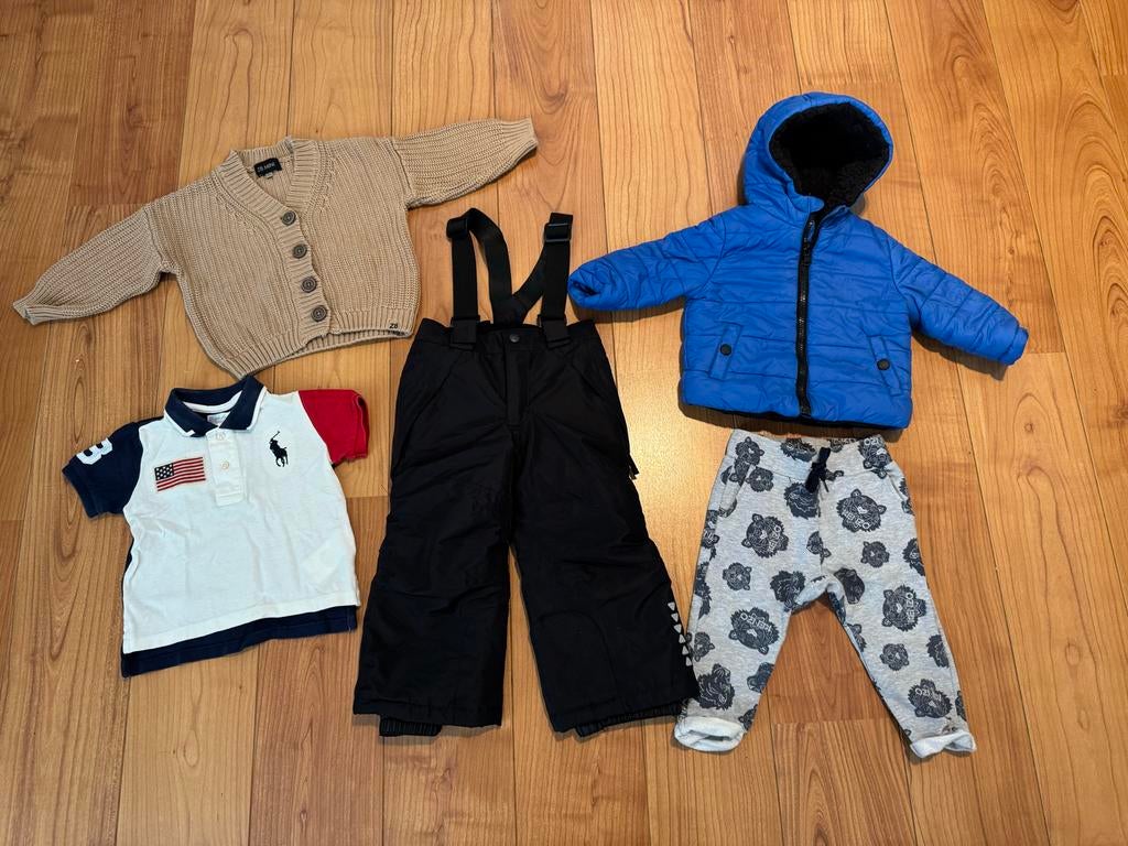 Pakket kleding maat 80/86 micheal kors, ralph lauren, kenzo, Ophalen of Verzenden, Zo goed als nieuw, Jongetje, Setje