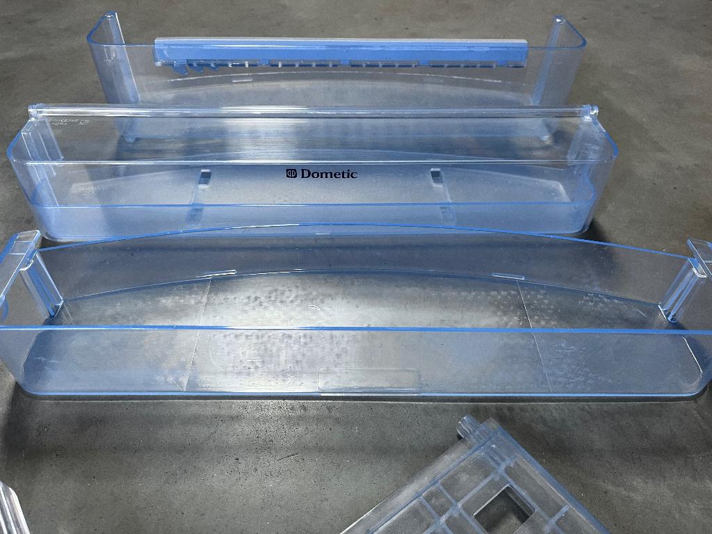 Dometic koelkast onderdelen; deur, bak, blauw, Caravans en Kamperen, Camper-accessoires, Ophalen, Gebruikt
