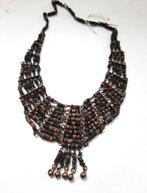 Prachtige Vintage Egyptische 'Faience' Bib-Ketting, Ophalen, Zo goed als nieuw, Overige materialen