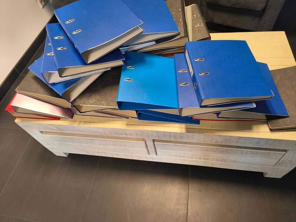 50 ordners, diverse kleuren - Gratis af te halen, Ophalen of Verzenden