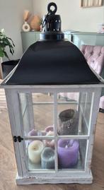 Grote landelijke lantaarn, Ophalen, 50 tot 75 cm, Wit, Zo goed als nieuw