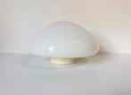 Vintage Mushroom plafondlamp Wilhelm Wagenfeld Lindner 30 cm, Ophalen of Verzenden, Zo goed als nieuw, Glas, Space Age