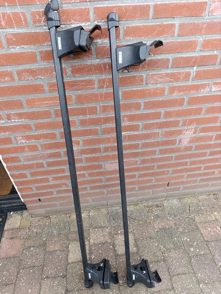 Thule dakdragers met sloten - Perfect voor fietsendragers, Ophalen of Verzenden, Gebruikt
