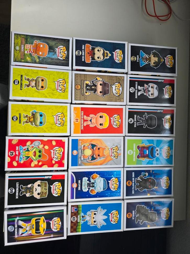 Partij van 24 verschillende Funko pops., Verzamelen, Poppetjes en Figuurtjes, Ophalen of Verzenden