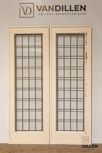 Mooie set ensuite / schuifdeuren glas in lood 215x150