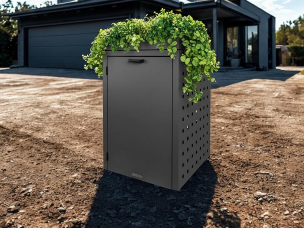 Kliko ombouw staal met plantenbak - container ombouw berging, Minder dan 250 cm, Verzenden, Overige typen, Nieuw