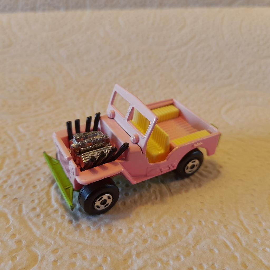Matchbox Lesney Jeep Hot Rod. SUNFADE., Ophalen of Verzenden, Zo goed als nieuw, Auto