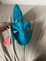 Furry Dino Mask - Blauwe Dinosaurus Masker met Staart, Ophalen, Gebruikt, 170 of groter, Jongen of Meisje