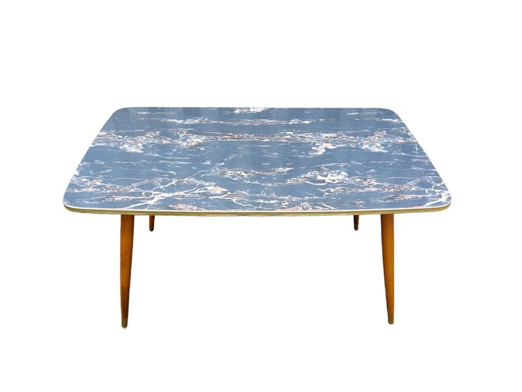 Vintage formica tafel, koffietafel, bijzettafel, Ophalen