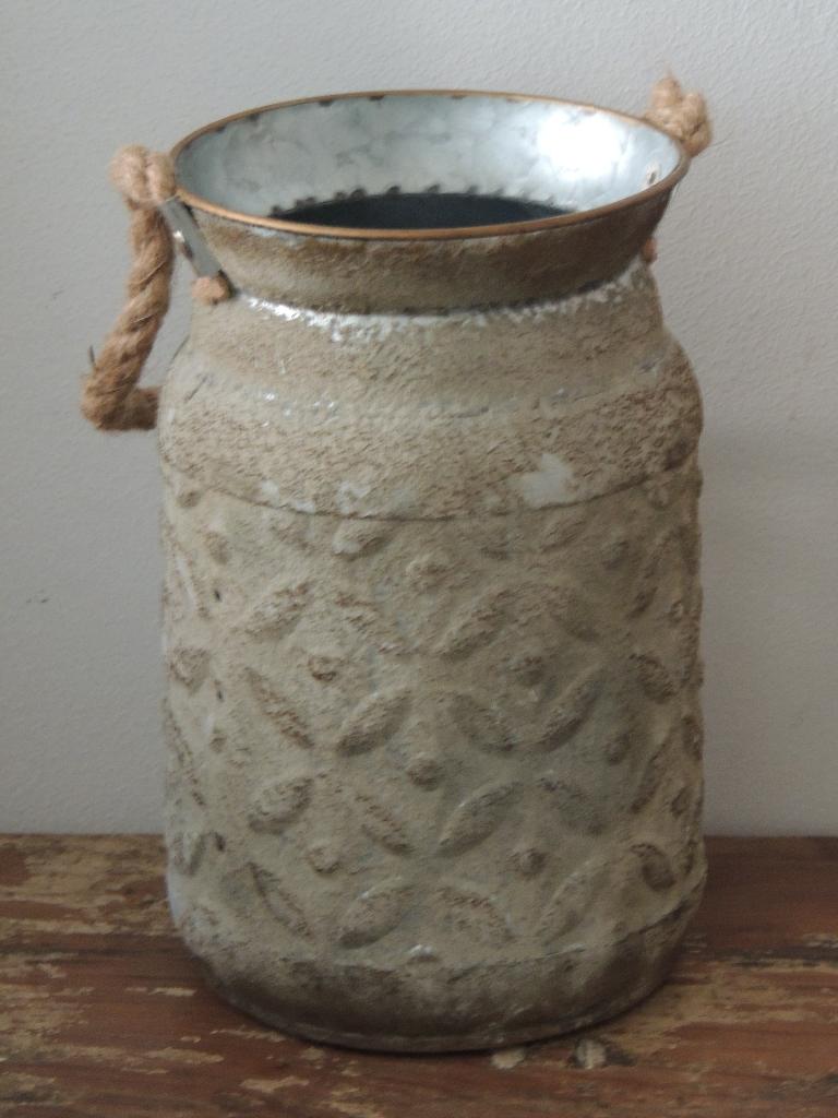 Vaas zink 20 x 13 cm voor € 9,95, Ophalen, Nieuw