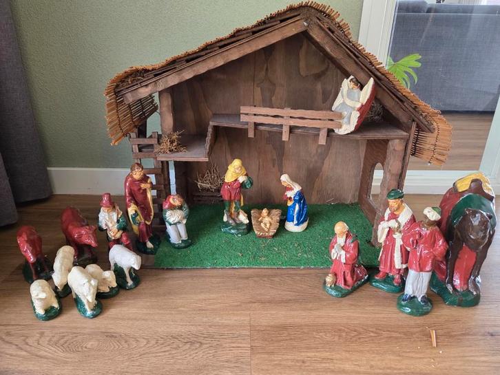 Kerststal compleet, Diversen, Kerst, Ophalen of Verzenden