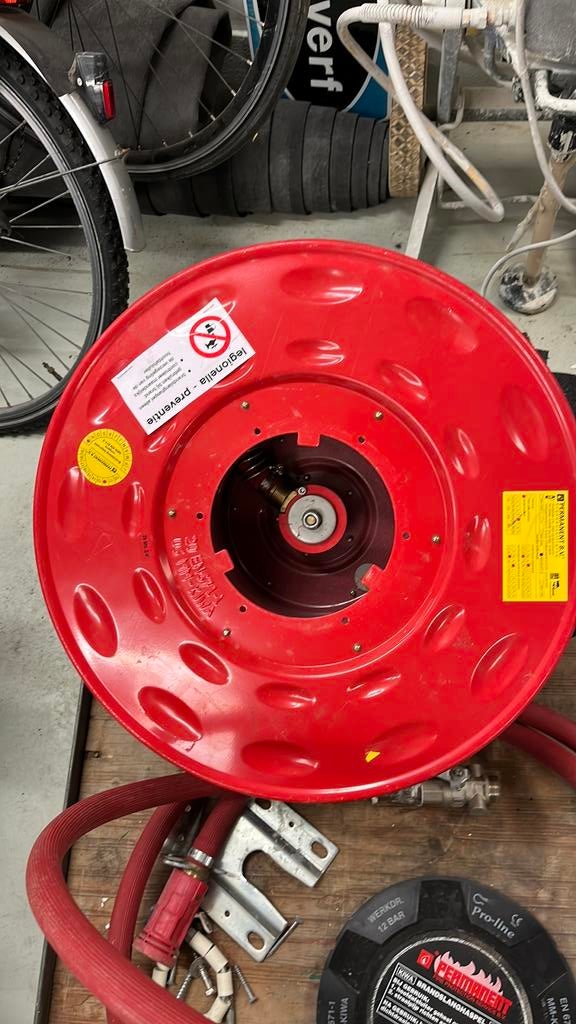 Brandhaspel gebruikt uit renovatie, Ophalen, Gebruikt