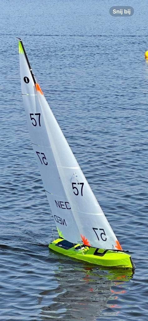 KMR IOM Radiografische Wedstrijd zeilboot!, Hobby en Vrije tijd, Modelbouw | Boten en Schepen, Ophalen, Zo goed als nieuw, Groter dan 1:32