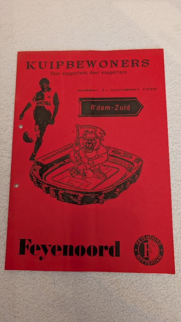 blad Kuipbewoners, Feyenoord fanzine, Ophalen of Verzenden, Gebruikt, Feyenoord, Boek of Tijdschrift