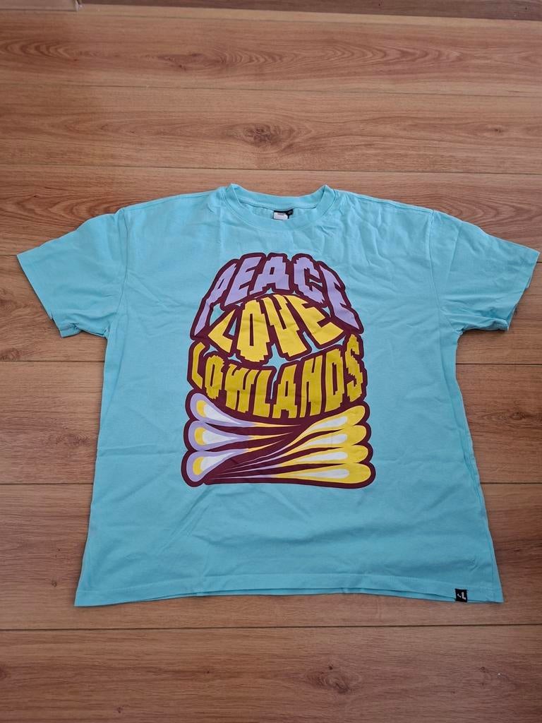 Lowlands T-shirt maat L, America Today, Ophalen of Verzenden, Zo goed als nieuw, Overige thema's