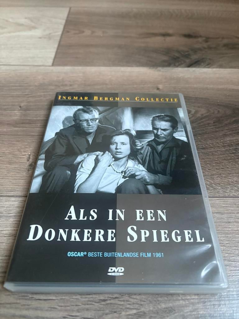 Als in een Donkere Spiegel van Ingmar Bergmab, Cd's en Dvd's, Dvd's | Klassiekers, Ophalen of Verzenden, Zo goed als nieuw, Actie en Avontuur