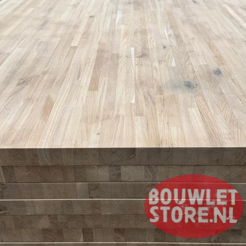 Eiken panelen | Massief eiken gevingerlast plaat | 27mm, Doe-het-zelf en Verbouw, Platen en Panelen, Niet ingevuld, 20 tot 50 mm