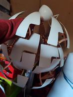 Grote uitschuifbare IKEA lamp, wit/koper, Ophalen, Gebruikt, Modern, Scandinavisch, 75 cm of meer