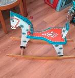 Prachtige Vintage Houten Hobbelpaard, Ophalen of Verzenden, Zo goed als nieuw, Rij- of Hobbelspeelgoed