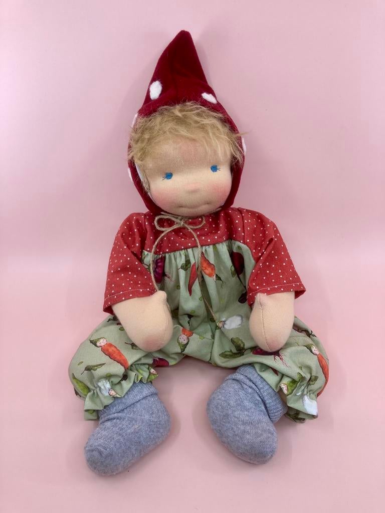 Zonnekind pop 36cm verzwaard waldorf antroposofische, Kinderen en Baby's, Speelgoed | Poppen, Ophalen of Verzenden, Nieuw, Overige typen