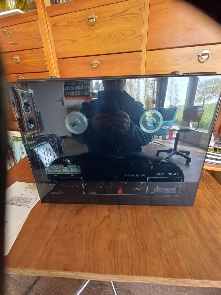 Uher SG 561 Royal bandrecorder - Gaat aan, draait niet, Ophalen of Verzenden