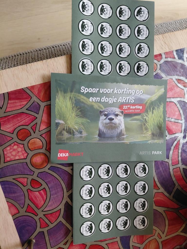 2 volle Artiskaarten, Dekamarkt, Ophalen of Verzenden