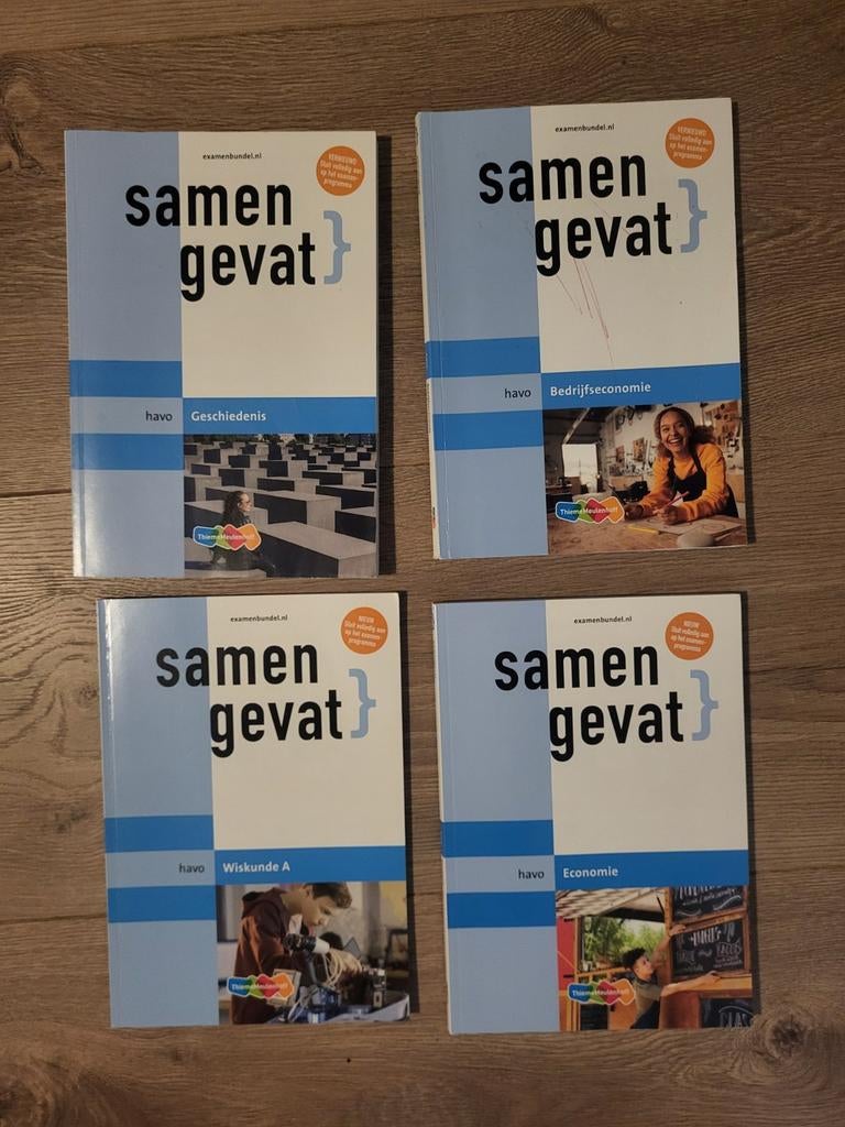 Examenbundel Samengevat HAVO: Geschiedenis, Economie, Wiskun, Boeken, Ophalen of Verzenden, Zo goed als nieuw, HAVO, Geschiedenis
