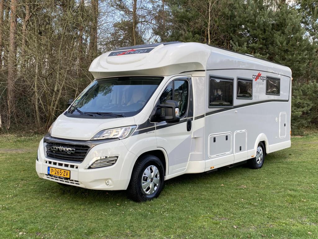 Carthago C-Tourer T 150 (2017) Nieuwstaat | Queensbed | Aut., Caravans en Kamperen, Half-automaat, Tot en met 2, Bedrijf, Diesel