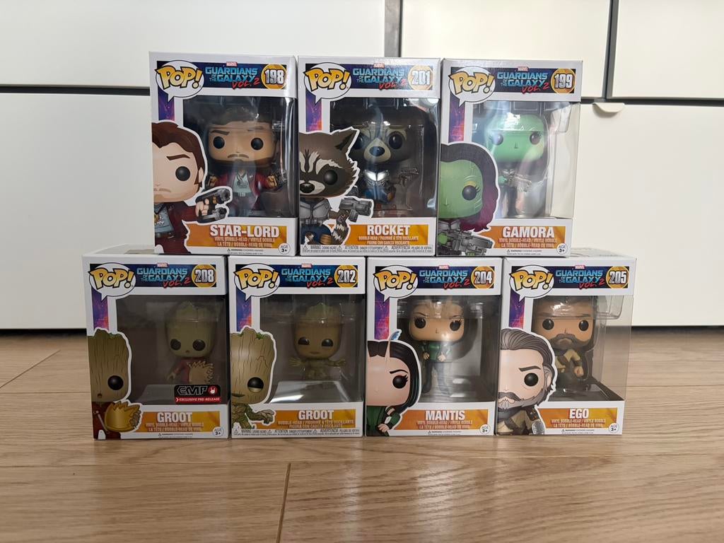 Funko pop: Marvel guardians of the galaxy, Verzamelen, Ophalen of Verzenden, Zo goed als nieuw