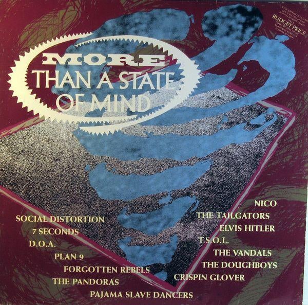 LP MORE THAN A STATE OF MIND, 1990 - 1999, Ophalen of Verzenden, Zo goed als nieuw, 12 inch