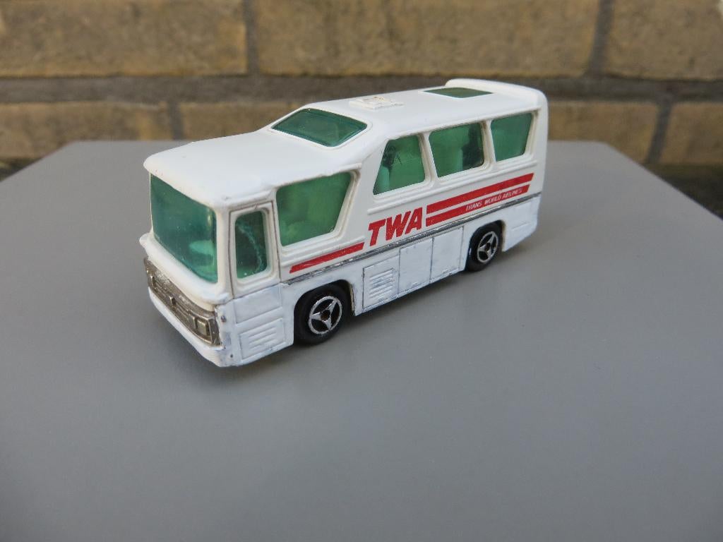Majorette Minibus TWA, Ophalen of Verzenden, Gebruikt, Auto