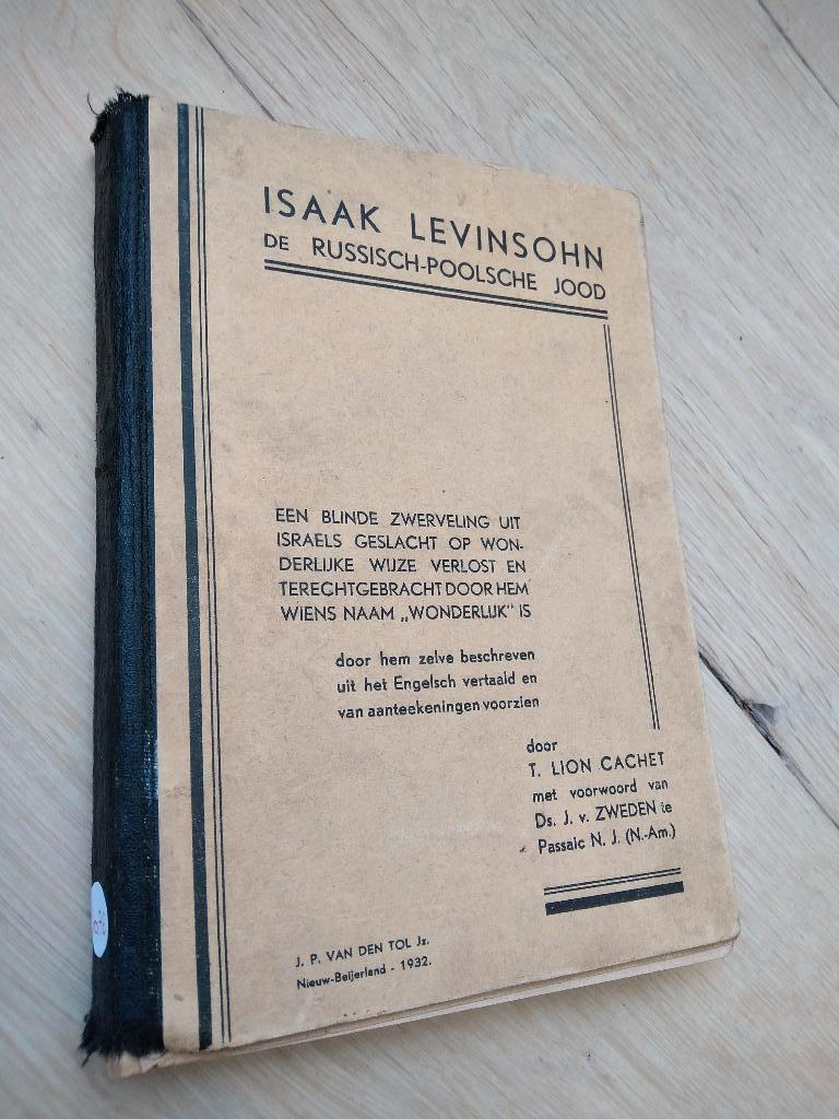 Nr. 1076 T. Lion Cachet, Isaak Levinsohn De Russisch-Poolsch, Gelezen, Cachet, T. Lion, Christendom | Protestants, Ophalen of Verzenden