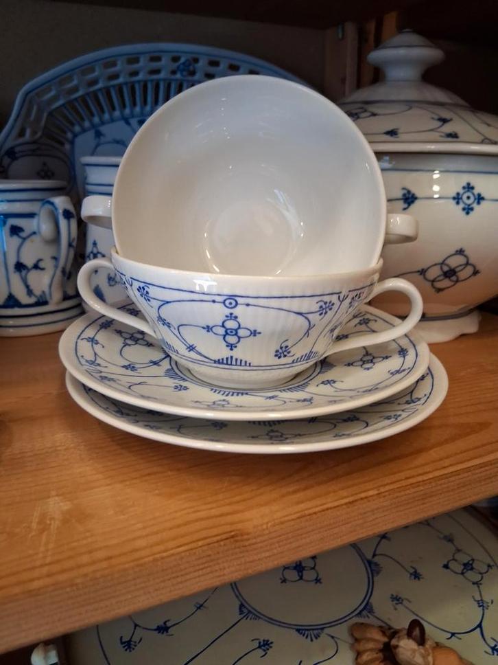 Speciale  soepkommen seltmann blau saks, Antiek en Kunst, Antiek | Servies compleet, Ophalen of Verzenden