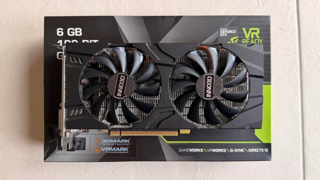 Inno3D GeForce GTX 1060 6GB, HDMI, Ophalen of Verzenden, PCI-Express 1, Nvidia