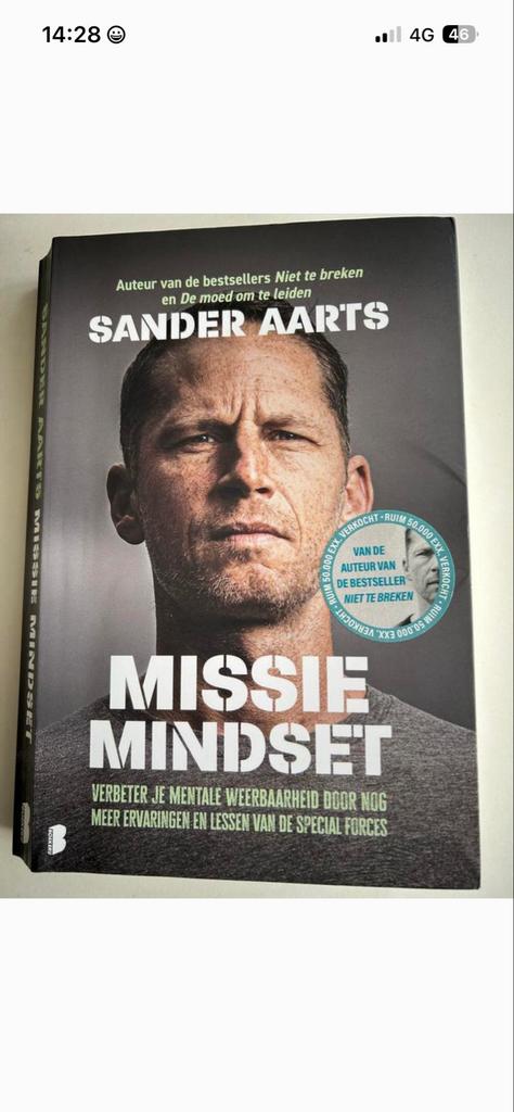 Oud special forces Missie Mindset - Sander Aarts, Ophalen of Verzenden, Gelezen