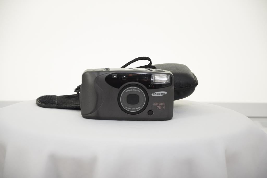 Samsung Slim Zoom 70S – Analoge Compact Camera, Audio, Tv en Foto, Fotocamera's Analoog, Gebruikt, Compact, Ophalen of Verzenden