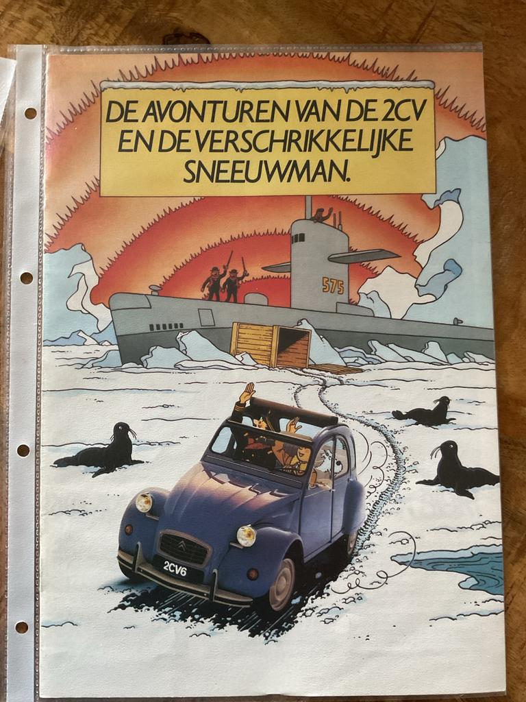 De Avonturen van de 2CV en de Verschrikkelijke Sneeuwman, Ophalen of Verzenden, Zo goed als nieuw, Auto's