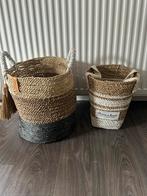 2 Riviera Maison manden, Ophalen, Zo goed als nieuw, Rond, Riet