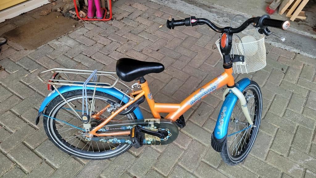 Batavus kinderfiets 20 inch - Oranje/Blauw, Fietsen en Brommers, Ophalen, Gebruikt, 16 tot 20 inch, Batavus