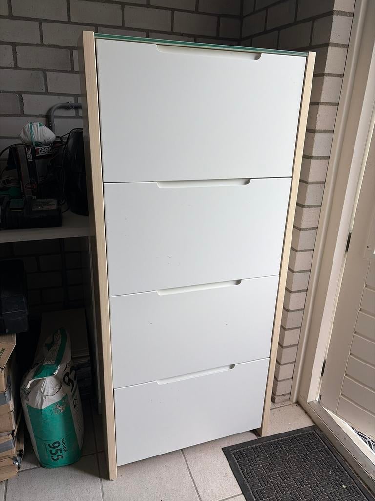 IKEA BISSA schoenenkast met 4 vakken, Ophalen, Gebruikt