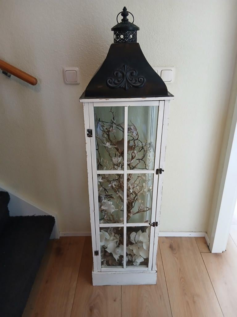 Groot windlicht met verlichting, Ophalen, Overige materialen