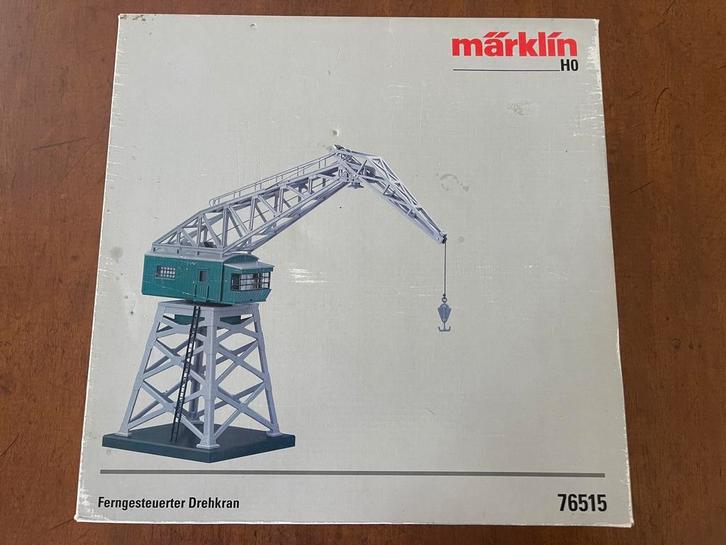 ** Märklin 76515 ** KRAAN + GRIJPER + MAGNEET ** DIGITAAL **, Hobby en Vrije tijd, Modeltreinen | H0, Zo goed als nieuw, Brug, Tunnel of Gebouw