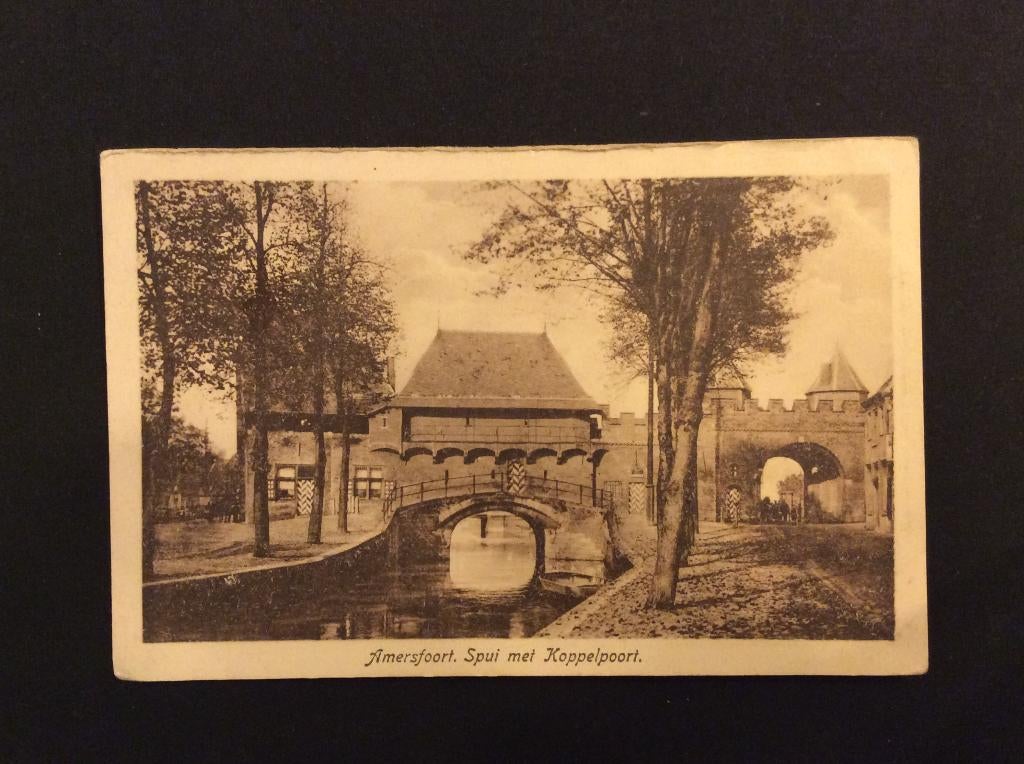 Amersfoort, Spui met Koppelpoort, Ophalen of Verzenden, 1940 tot 1960, Ongelopen, Utrecht