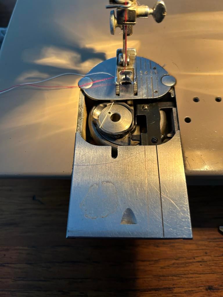 Vintage Singer Naaimachine -, Ophalen of Verzenden, Gebruikt, Naaimachine, Singer