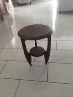 Jaren 30 vintage bijzet tafeltje, Huis en Inrichting, Tafels | Bijzettafels, 45 tot 60 cm, Minder dan 55 cm, Rond, Ophalen of Verzenden